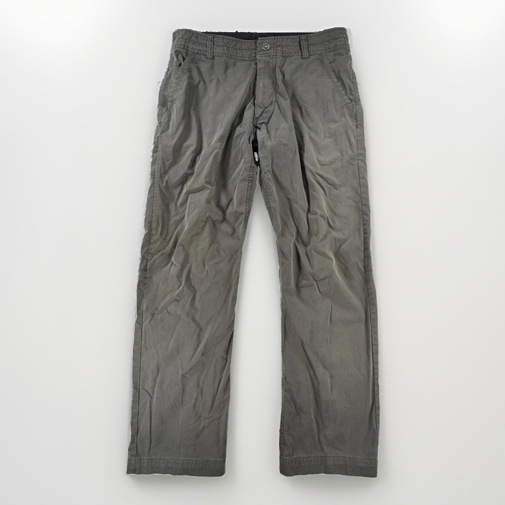 Kuhl Slax Pants Men's 35x32 Gray Casual Travel Stretch Performance Chinos - Picture 4 of 9